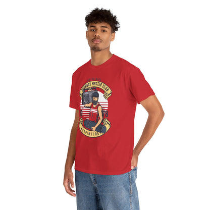 Retro Vibe Hipster Boombox Club T-Shirt