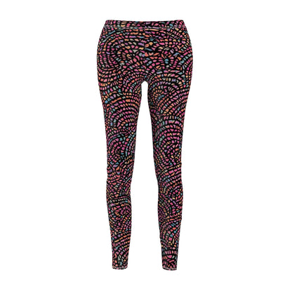 Colorful Mosaic Swirl Women's Leggings