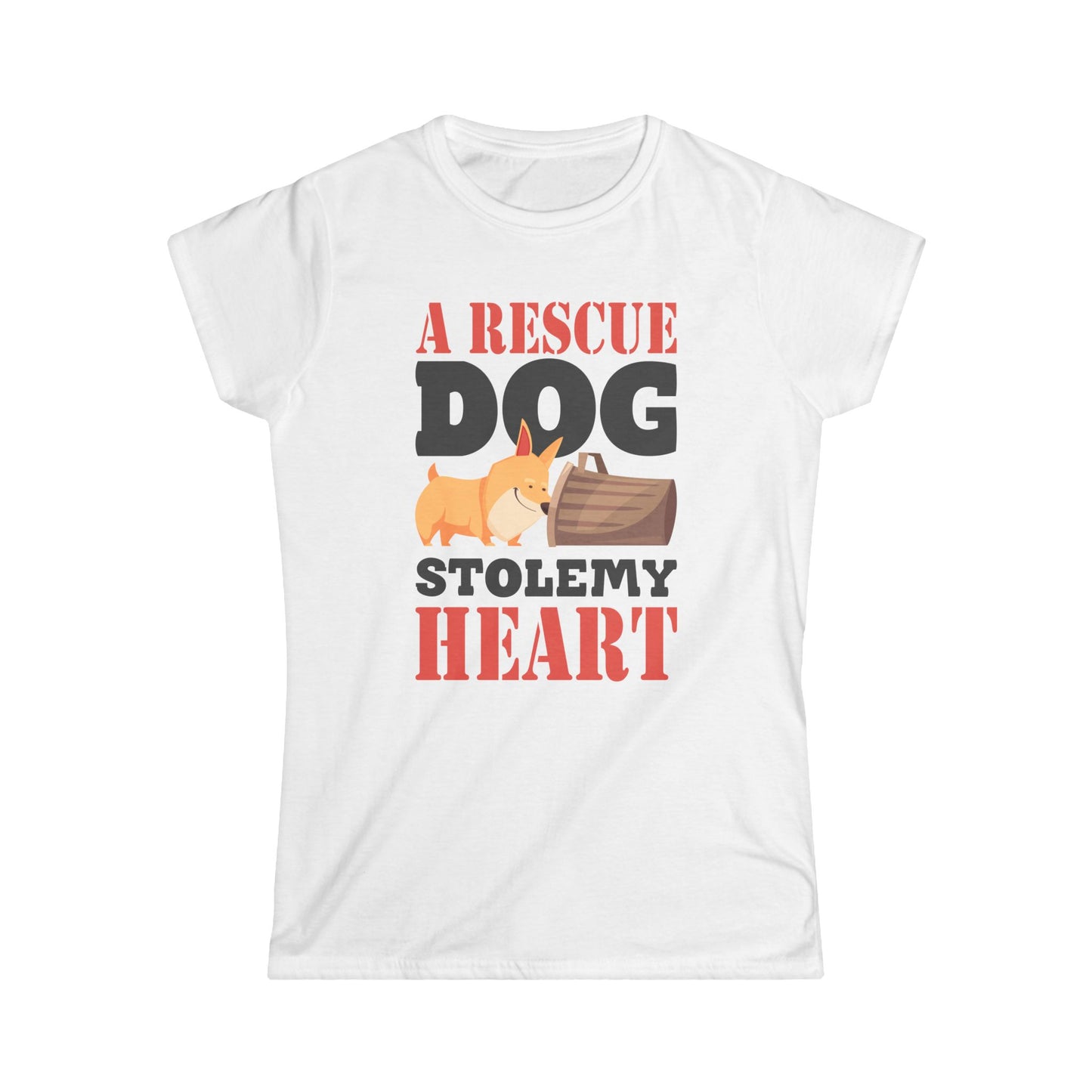 Rescue Dog Stole My Heart Women's Tee