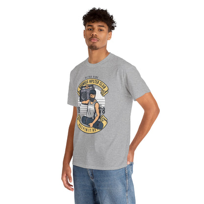 Retro Vibe Hipster Boombox Club T-Shirt
