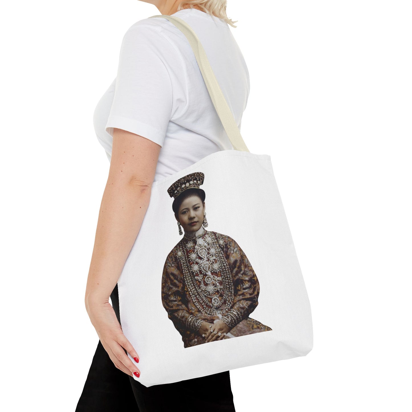 Vintage Peranakan Chinese Empress Portrait Tote Bag