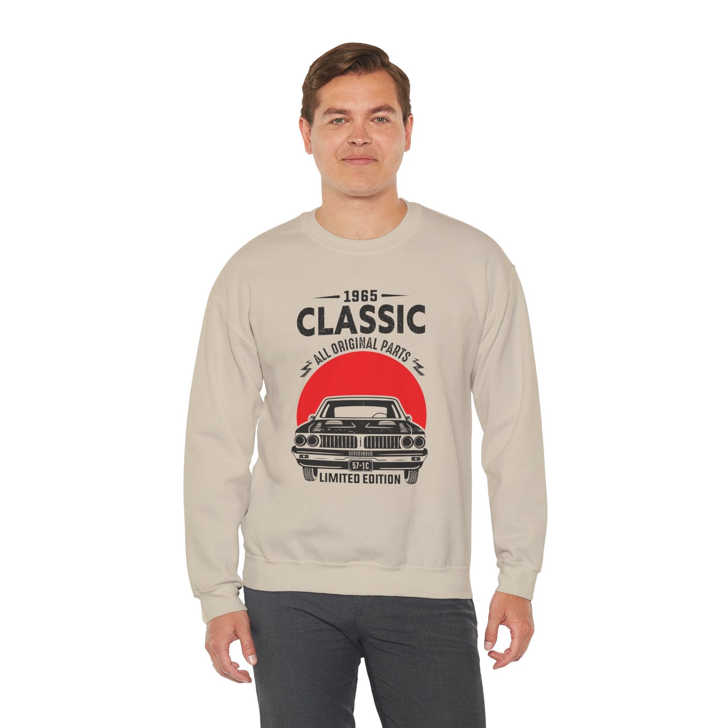 1965 Classic Car Retro Men's Sweatshirt