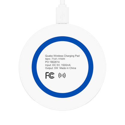Captain America Star Shield Charger Wireless Charging Pad, White & Blue