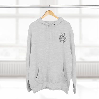 Cybersigilism Gothic Three-Panel Fleece Hooded Sweatshirt