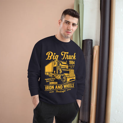 Big Truck 1994 Iron And Wheels Men's Champion Sweatshirt