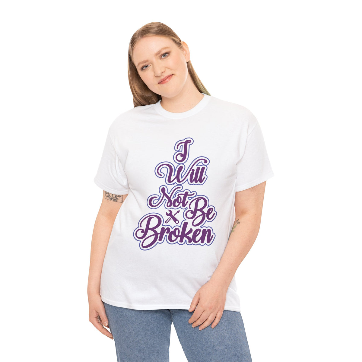 Camiseta para mujer I Will Not Be Broken