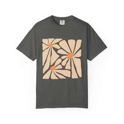 Daisy Square Garment-Dyed Women's T-Shirt