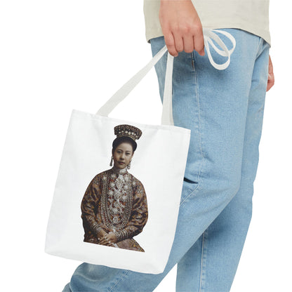Vintage Peranakan Chinese Empress Portrait Tote Bag