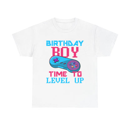 Birthday Boy 'Time To Level Up' T-Shirt