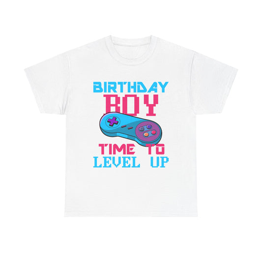 Birthday Boy 'Time To Level Up' T-Shirt