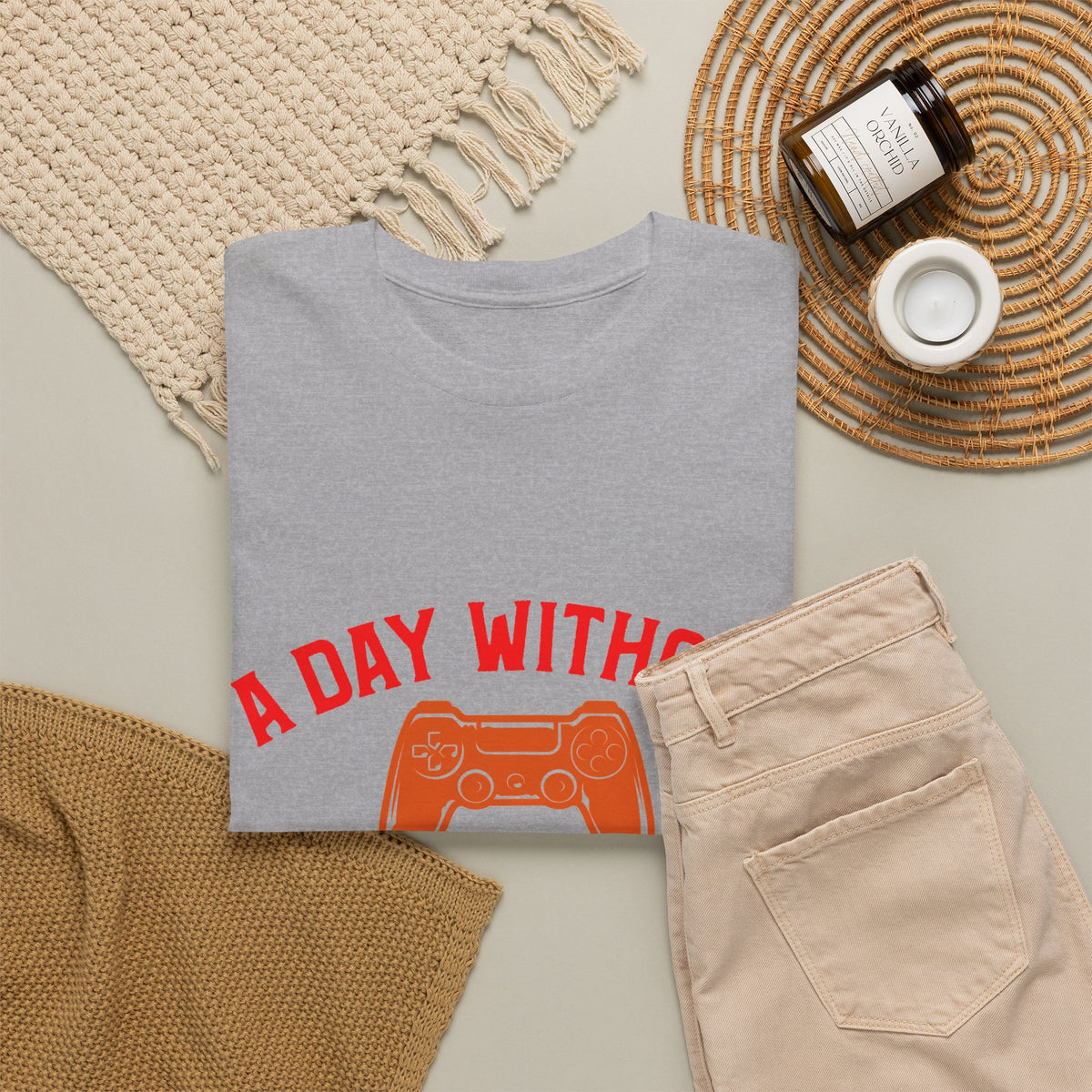 "A Day Without Video Games Is Like... Just Kidding" T-Shirt