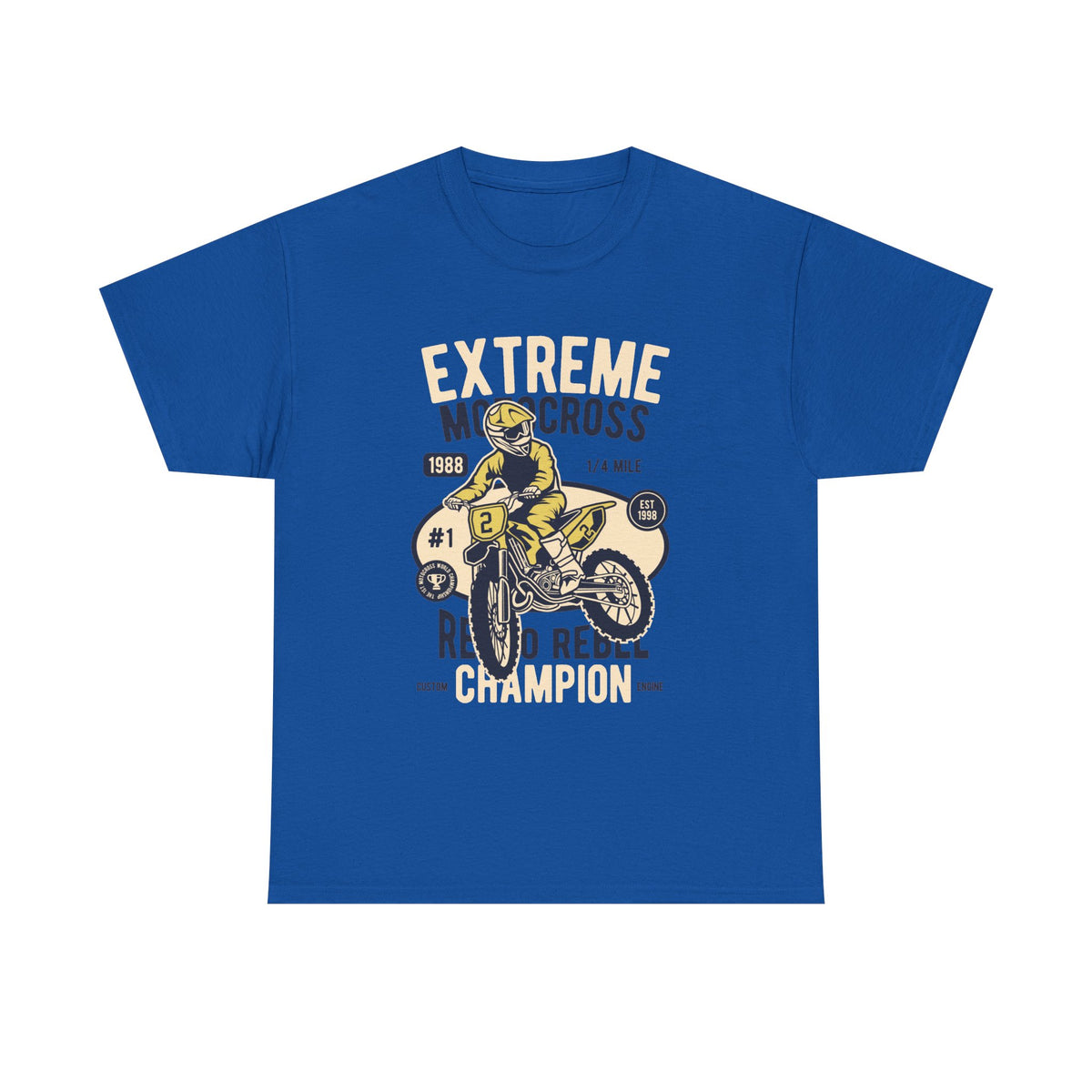 Extreme Motocross Retro Racing Champion T-Shirt