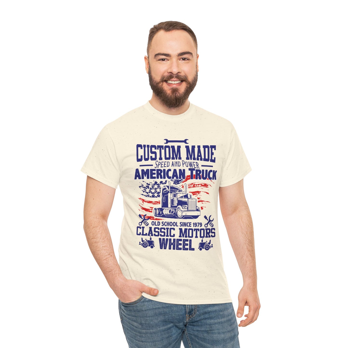 Custom Made American Truck Graphic Tee