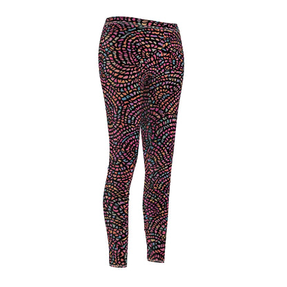 Colorful Mosaic Swirl Women's Leggings