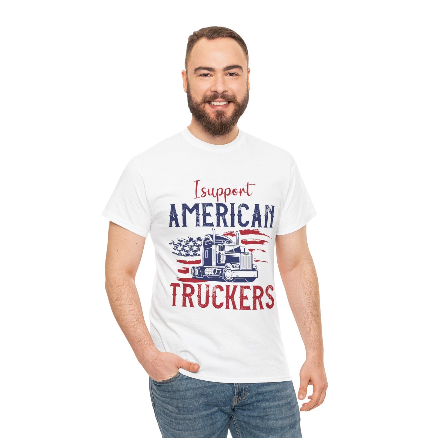 I Support American Truckers Tee