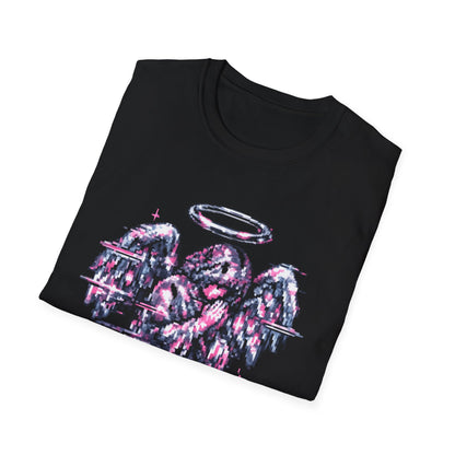 Pixelated Angel Graphic Women's Tee