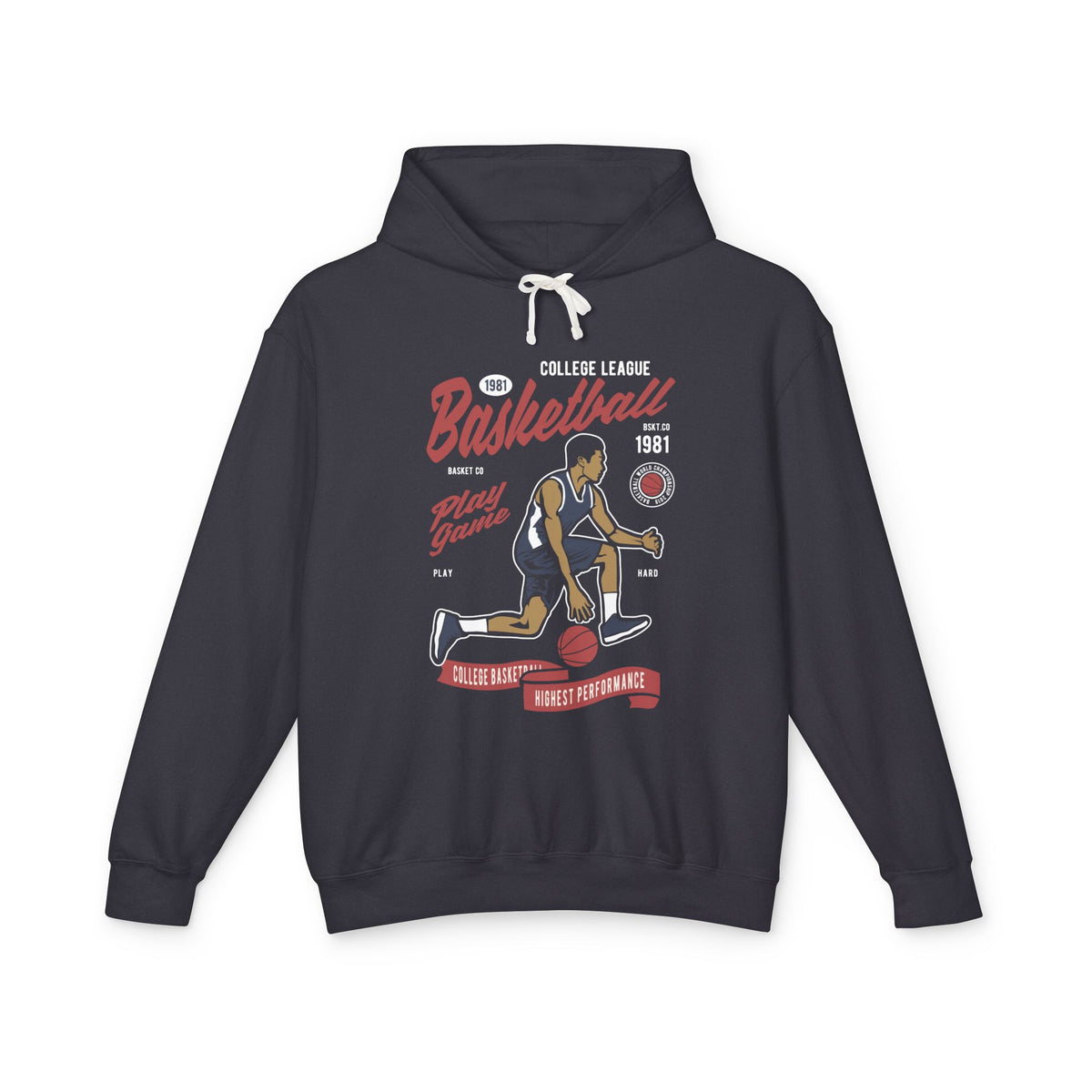 Basketball College League Lightweight Hooded Sweatshirt