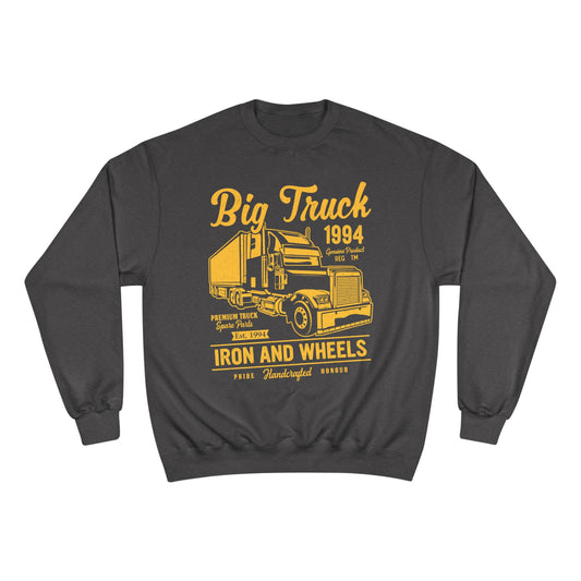Big Truck 1994 Iron And Wheels Men's Champion Sweatshirt