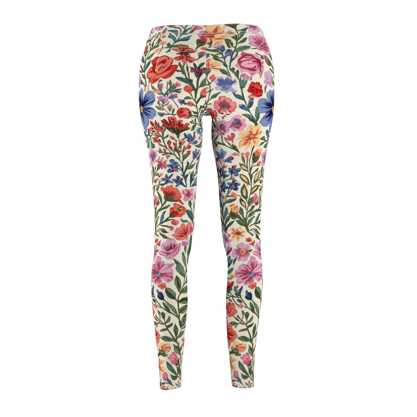 Floral Garden Watercolor Women's Leggings