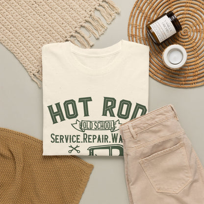 Hot Rod Old School Authentic Custom Wheel T-Shirt