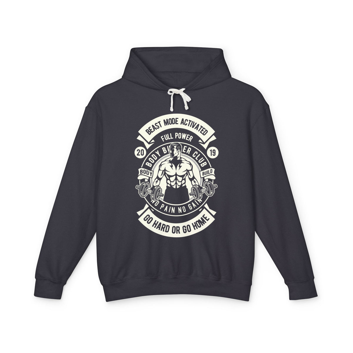 Beast Mode Activated Lightweight Hooded Sweatshirt