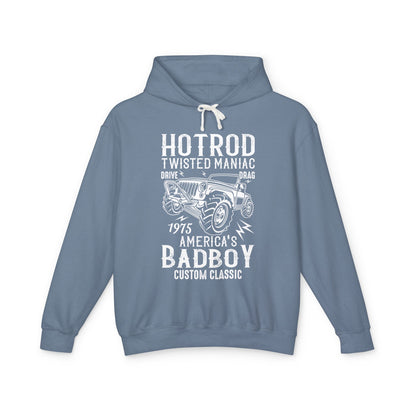 Hotrod Twisted Maniac America's Bad Boy Lightweight Hooded Sweatshirt