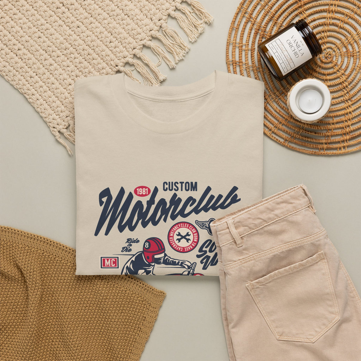 Motorclub Vintage Motorcycle T-Shirt