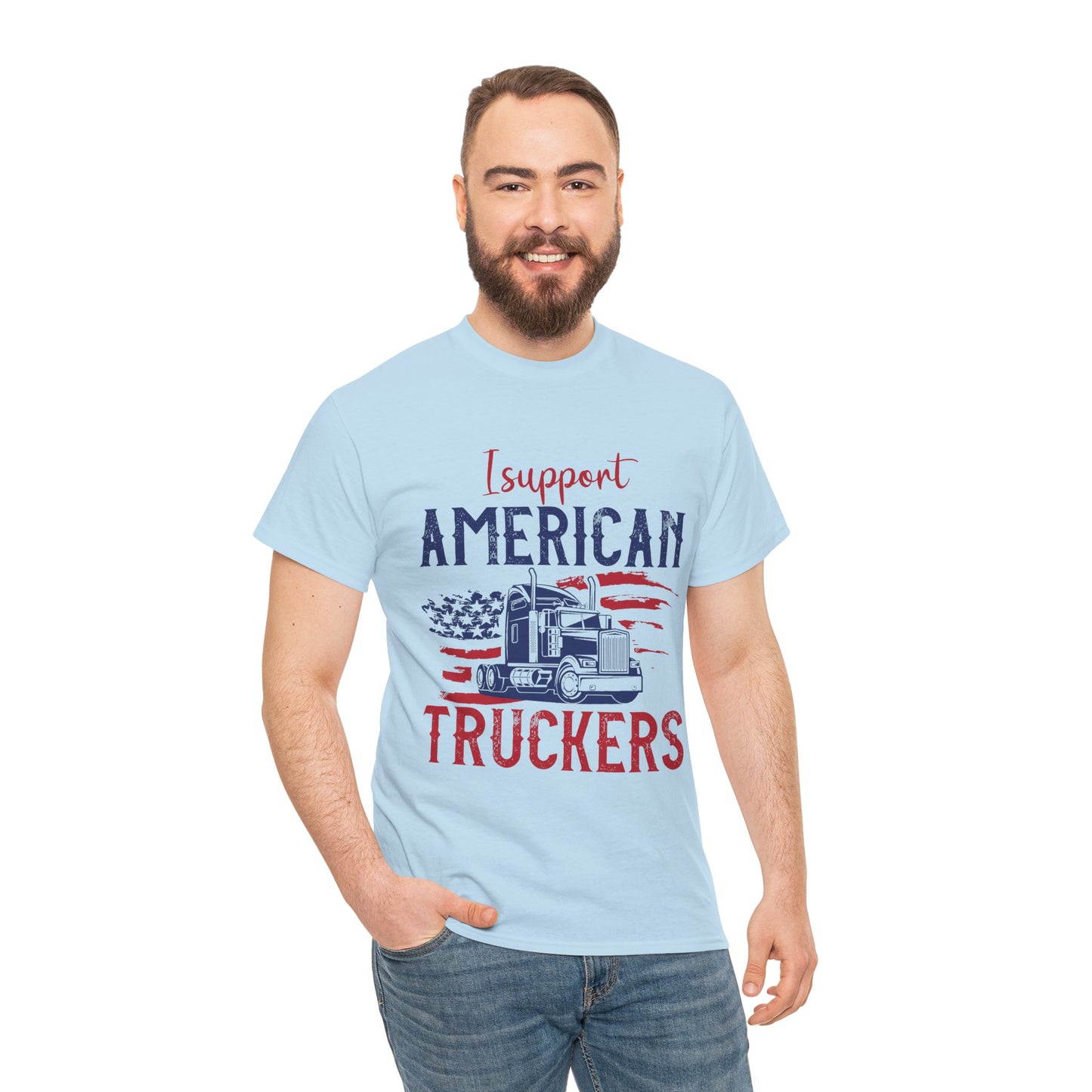 I Support American Truckers Tee