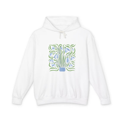 Botanical Vase Lightweight Women's Hooded Sweatshirt