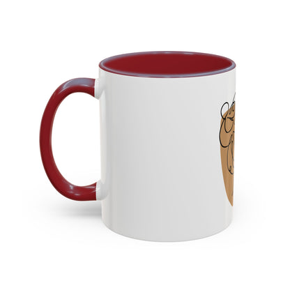 Abstract Line Art Woman Accent 110z Mug