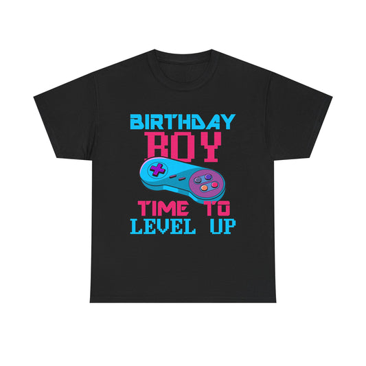 Birthday Boy 'Time To Level Up' T-Shirt