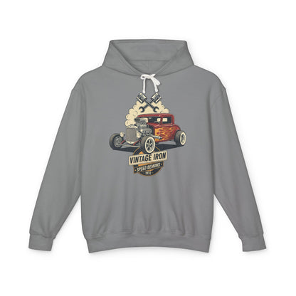 Vintage Iron Speed Demons Lightweight Hooded Sweatshirt