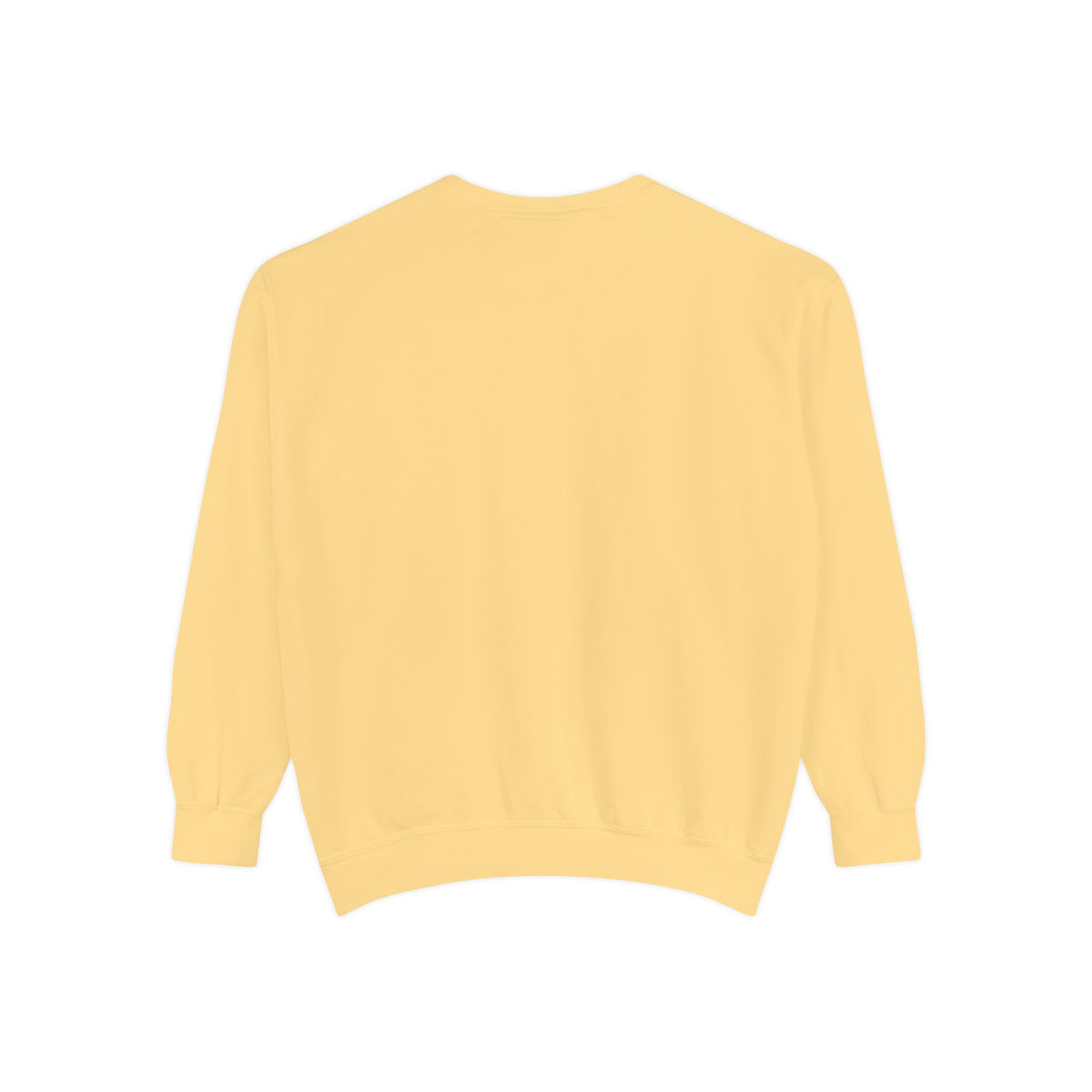 Floral Retro Block Print Garment-Dyed Women's Sweatshirt