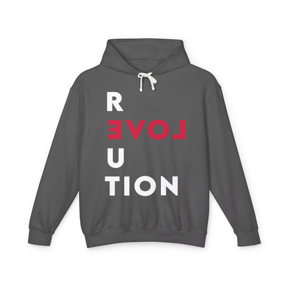 Revolution with LOVE Graphic Lightweight Hooded Sweatshirt