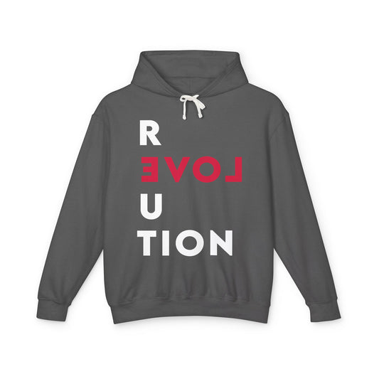 Revolution with LOVE Graphic Lightweight Hooded Sweatshirt