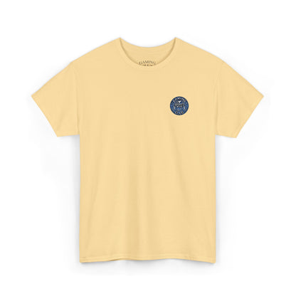 Gaming Club Embroidered Chest Logo Classic Crewneck T-Shirt