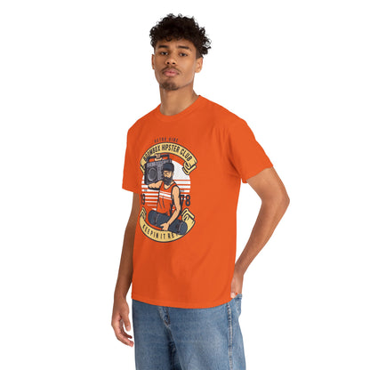 Retro Vibe Hipster Boombox Club T-Shirt