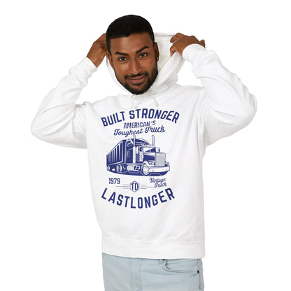 Built Stronger Last Longer Trucker Lightweight Hooded Sweatshirt