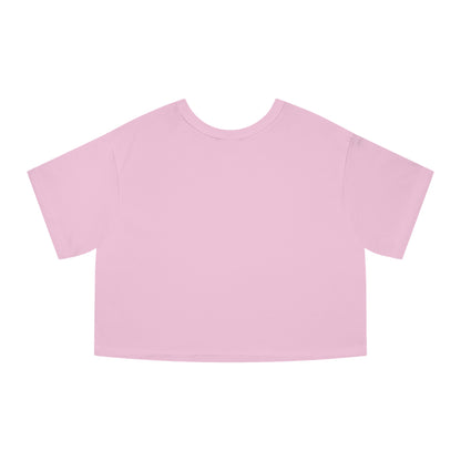 Have A Nice Day Smiling Flower Faces Cropped Champion T-Shirt