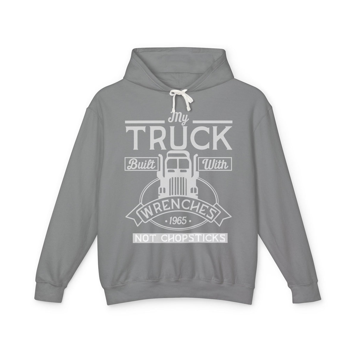 My Truck Built With Wrenches Lightweight Hooded Sweatshirt
