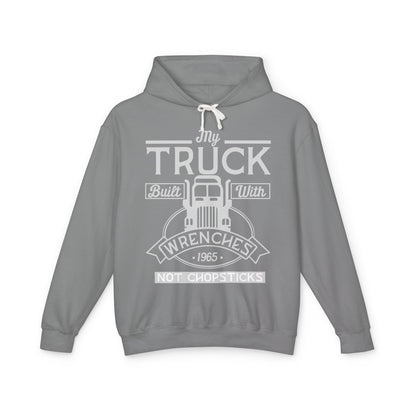 My Truck Built With Wrenches Lightweight Hooded Sweatshirt
