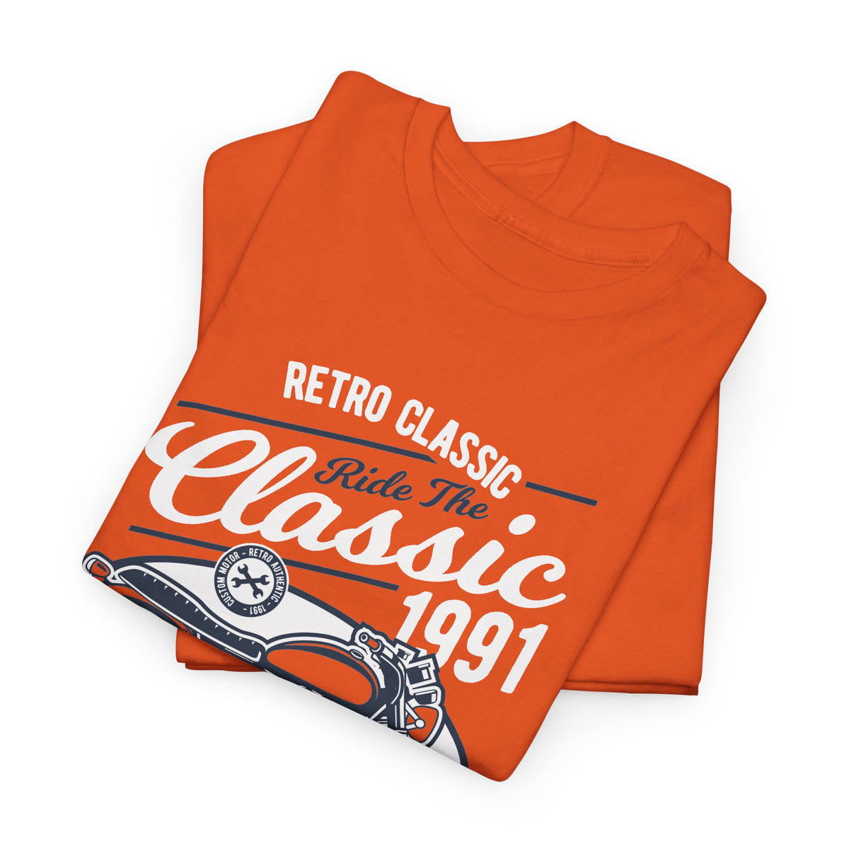 Classic 1991 Motorcycle Vintage Graphic T-Shirt