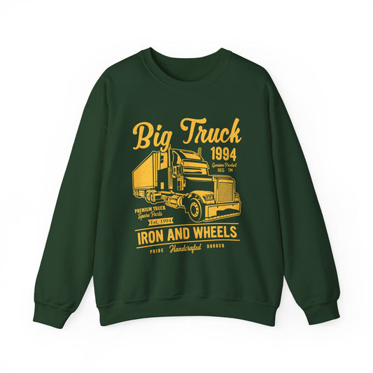 Big Truck 1994 Iron And Wheels Men's Sweatshirt