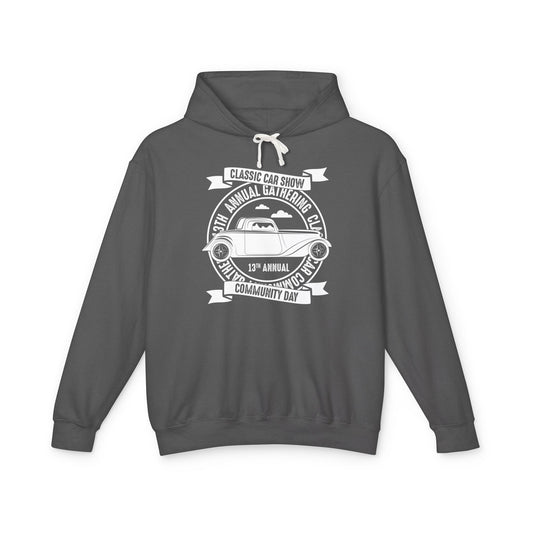 Classic Car Show Community Day Lightweight Hooded Sweatshirt