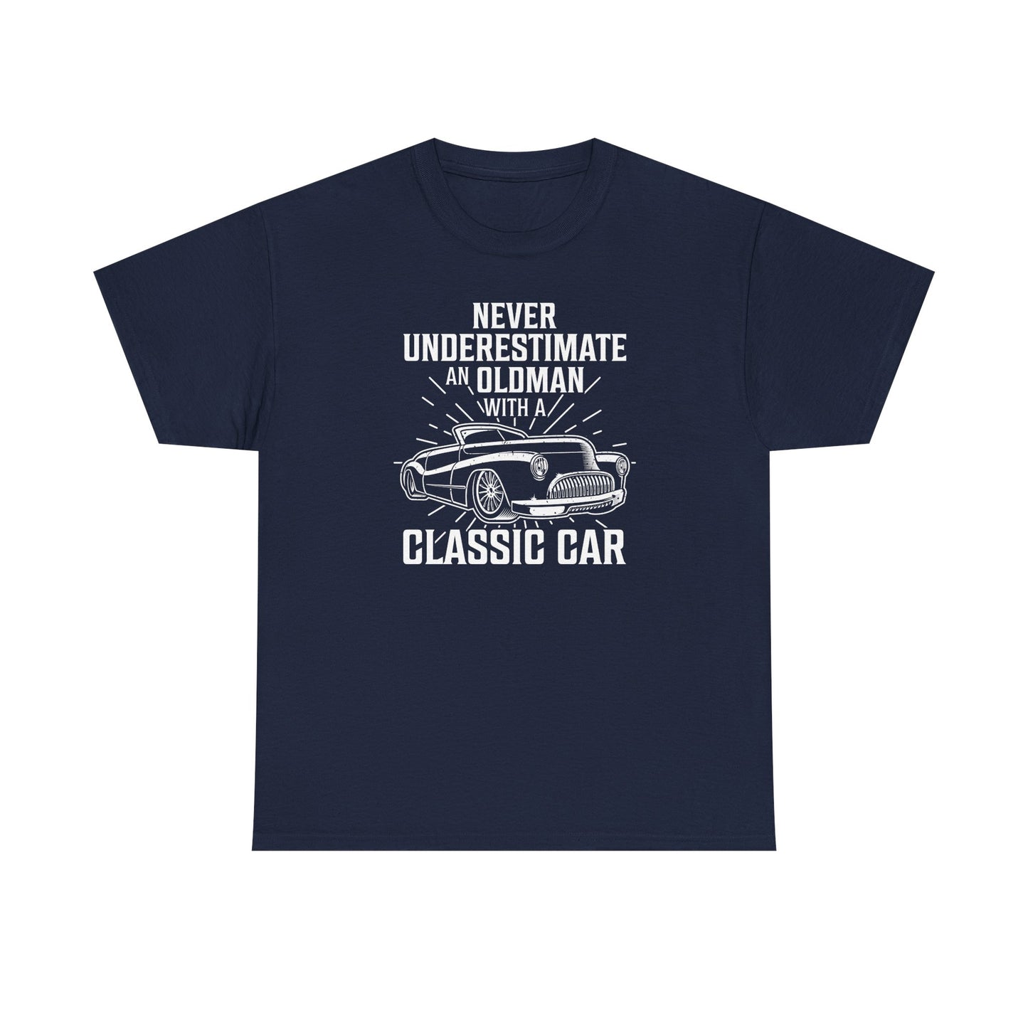 Never Underestimate Old Man With Classic Car Men's T-Shirt