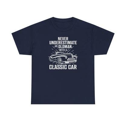 Never Underestimate Old Man With Classic Car Men's T-Shirt