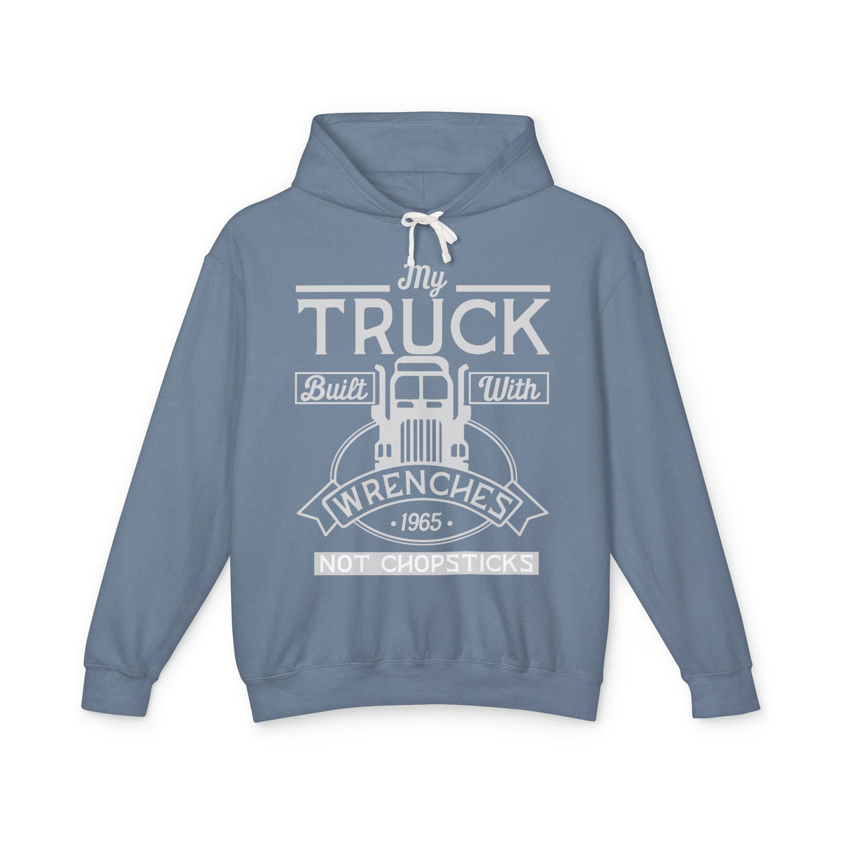 My Truck Built With Wrenches Lightweight Hooded Sweatshirt