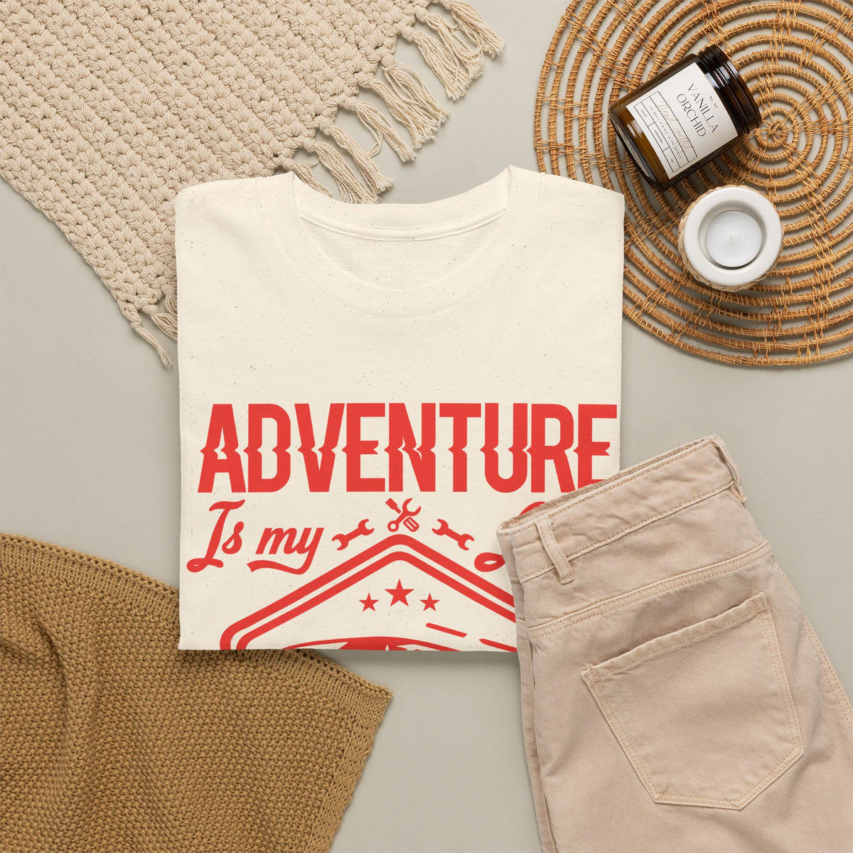 Adventure Is My Life Truck Trailer T-Shirt