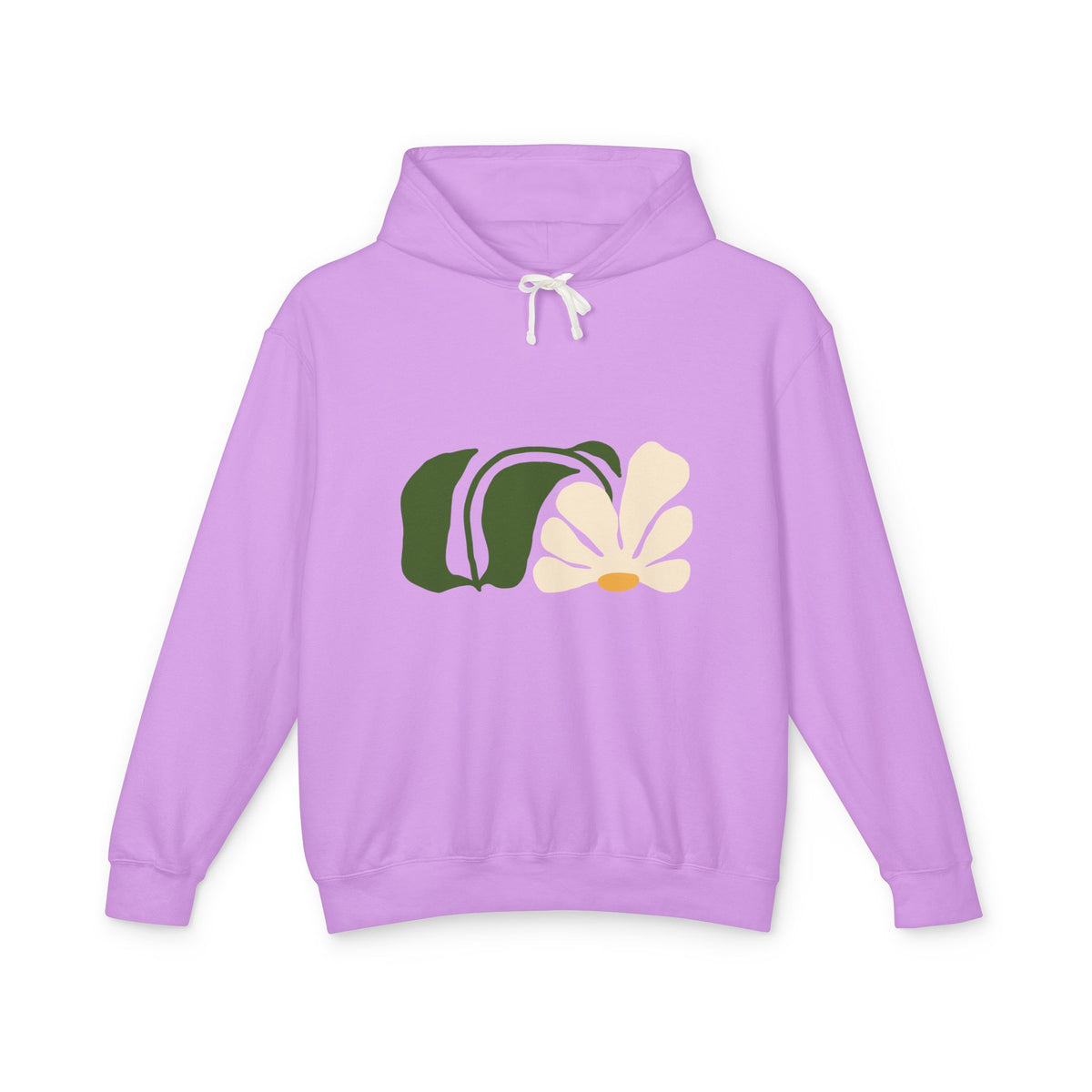 Botanical Butterfly Lightweight Women's Hooded Sweatshirt