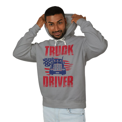 Truck Driver Lightweight Hooded Sweatshirt